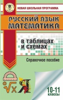 ЕГЭ. Русский язык. Математика в таблицах и схемах для подготовки к ЕГЭ. Текучева Ирина Викторовна, Слонимская Ирина Семёновна, Слонимский Лев Иосифович  фото, kupilegko.ru